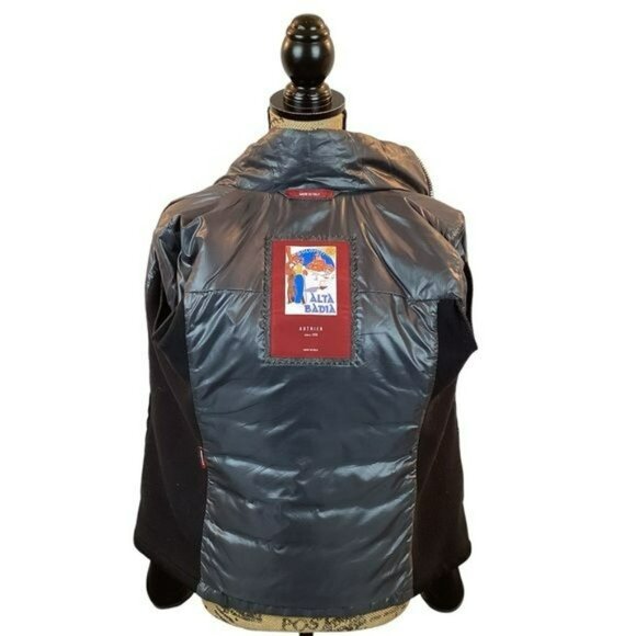 Authier Alta Badia Italian Jacket Womans 40 Primaloft High Neck Zip Closure - Picture 9 of 15